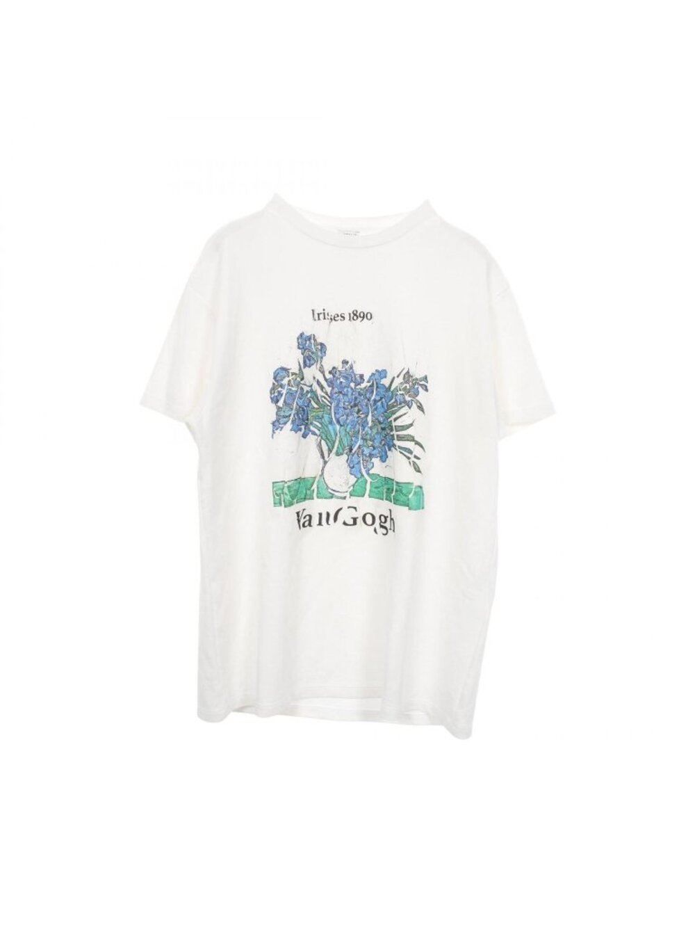 Loewe Short Sleeve T-Shirt Relaxed Fit Tee Van Gogh Iris Print Cotton